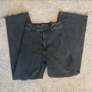 Zara Black Marine Straight Jeans